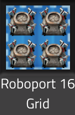 Roboport 16 Grid